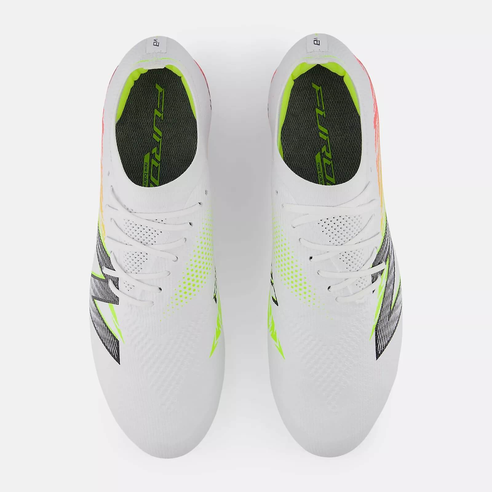 A close-up of the New Balance Furon V8 Pro soccer cleats, designed for precision, speed, and elite performance on the pitch.