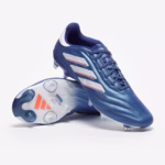 Adidas Copa Pure.2.1 FG soccer cleats in blue and white colorway