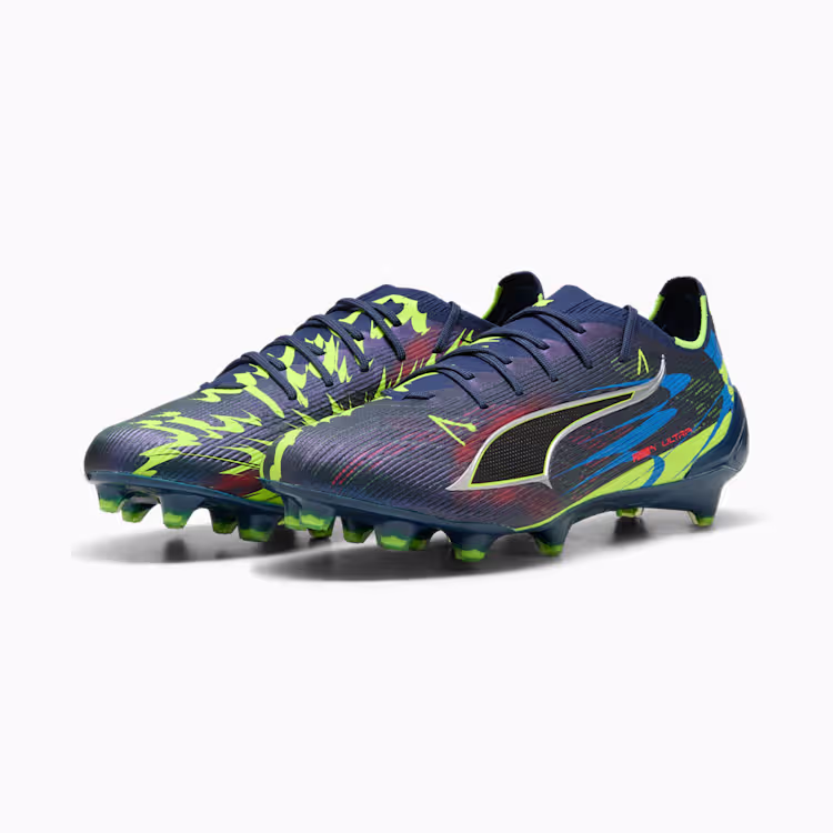 Puma Ultra 6 Ultimate “Dare To” FG in Persian Blue – elite firm ground cleats with explosive traction and lightweight speed-focused design