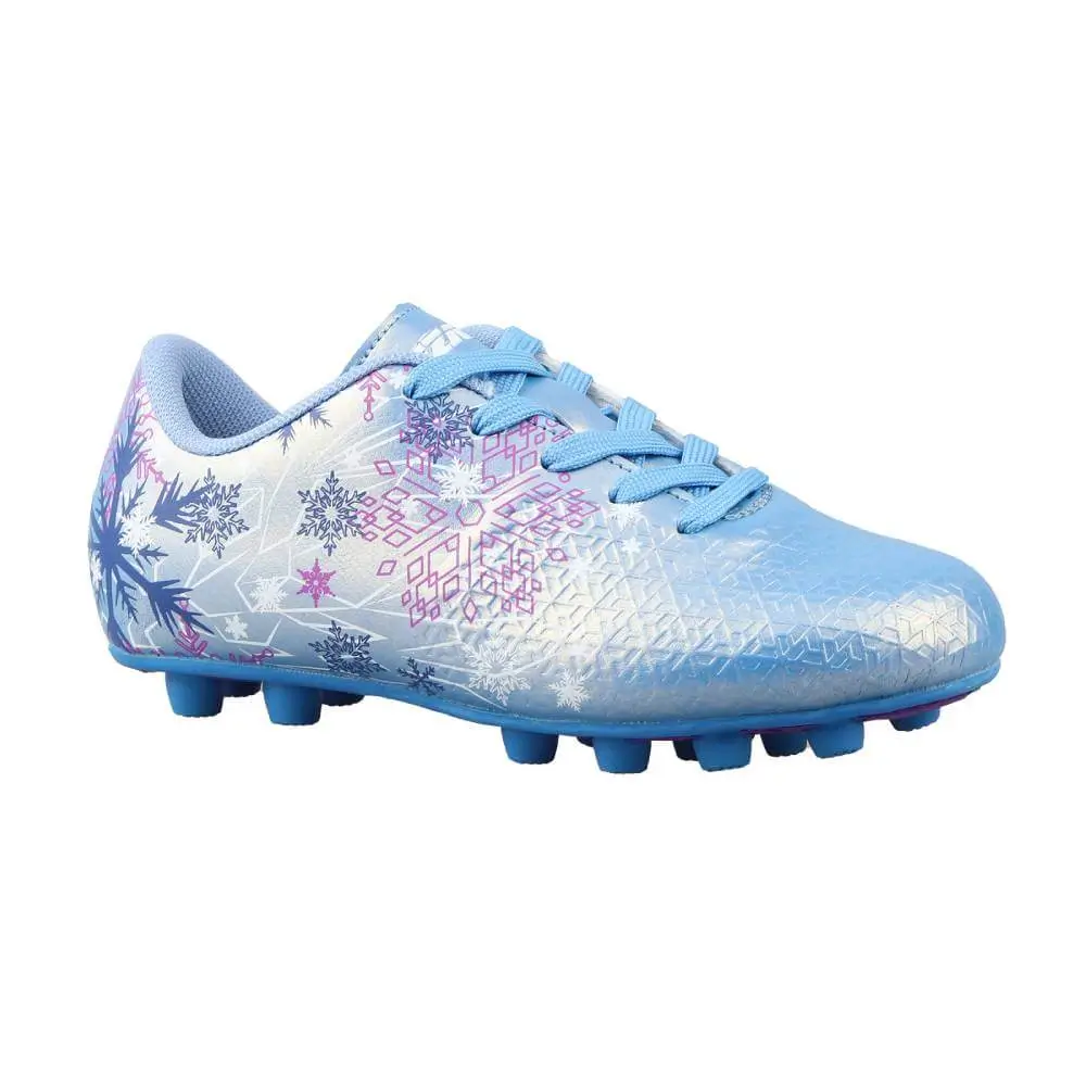 Vizari Youth Frost FG Soccer Cleats in Light Blue - Firm Ground Outsole for Kids